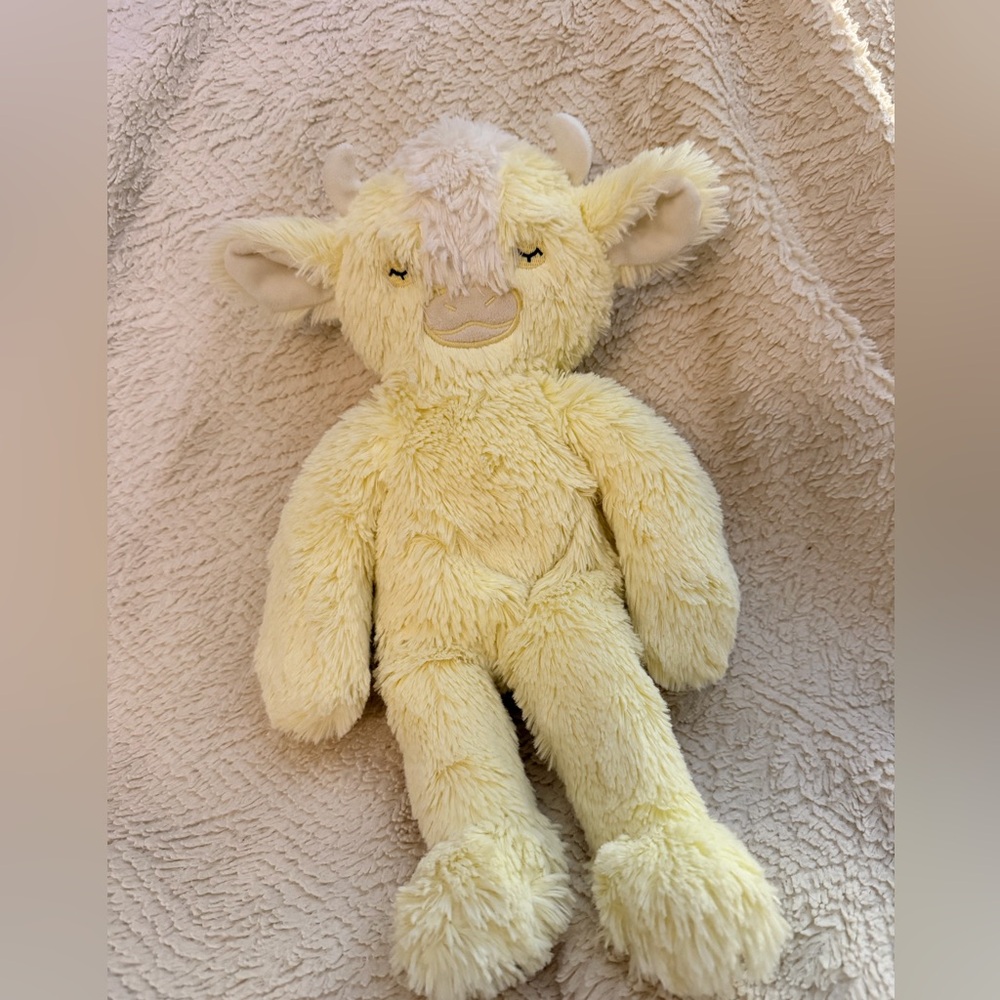 Slumberkins Limited edition Sunny Yellow Yak Stuffed Animal